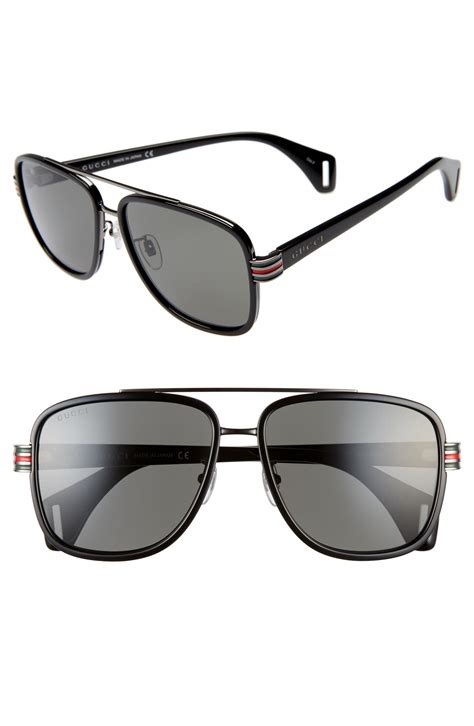 gucci sunglasses men square nordstrom|gucci men sunglasses on sale.